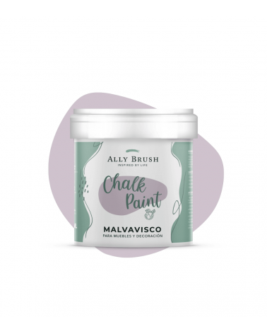 PINTURA TIZA ALLY BRUSH MALVAVISCO, 500ML