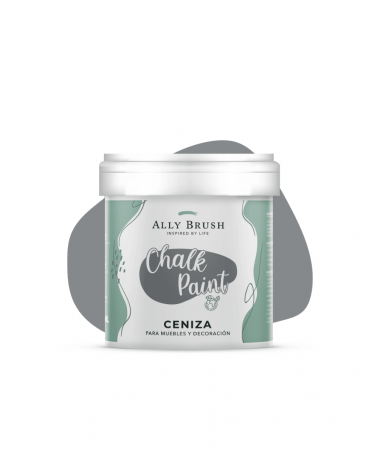 PINTURA TIZA ALLY BRUSH CENIZA, 500ML