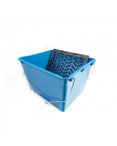 CUBETA AZUL 16 Lts + REJILLA